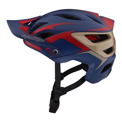 Troy Lee Designs A3 Helmet for Bicycle/BMX/Enduro Racing A3 Helmet; FANG DK Blue/Burgundy XS/SM