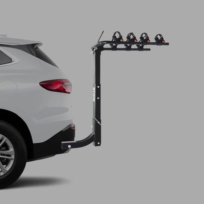 HongK- 4 Bike Rack Bicycle Carrier Hitch Mount w/ 2" Receiver For Car Truck SUV Transport [P/N:ET-TOOL045-A-BLACK]