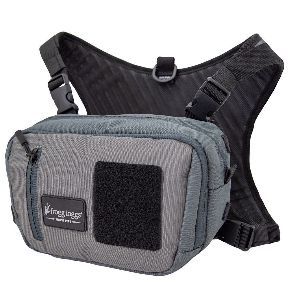 FROGG TOGGS Catchall Chest Pack, Fly Fishing Anglers Pack, Solid Elements, OS