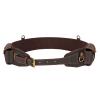 TOURBON Leather Shotgun Shell Holder Cartridge Bandolier Adjustable Ammo Belt with 2 Pouch view 2