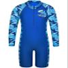 TFJH E Boys Long Sleeve Swimsuits UPF 50+ Rash Guard Bathing Suits Swimwear 403 Navy Fish 152/158 view 1