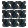 PATIKIL Dart Flights, 9 Pack PET Standard Darts Accessories Replacement Parts for Soft Tip Steel Tip, Mechanical Style, Black, Blue view 1