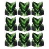 PATIKIL Dart Flights, 9 Pack PET Standard Darts Accessories Replacement Parts for Soft Tip Steel Tip, Black, Green view 1