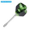 PATIKIL Dart Flights, 9 Pack PET Standard Darts Accessories Replacement Parts for Soft Tip Steel Tip, Black, Green view 4