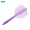 PATIKIL Integrated Dart Shaft & Flights, 6 Pack Durable Plastic Dart Flight Set, Purple view 3