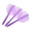 PATIKIL Integrated Dart Shaft & Flights, 6 Pack Durable Plastic Dart Flight Set, Purple view 4