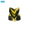 PATIKIL Dart Flights, 6 Pack PET Standard Darts Accessories Replacement Parts for Soft Tip Steel Tip, Black, Yellow view 3