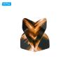 PATIKIL Dart Flights, 6 Pack PET Standard Darts Accessories Replacement Parts for Soft Tip Steel Tip, Black, Orange view 3