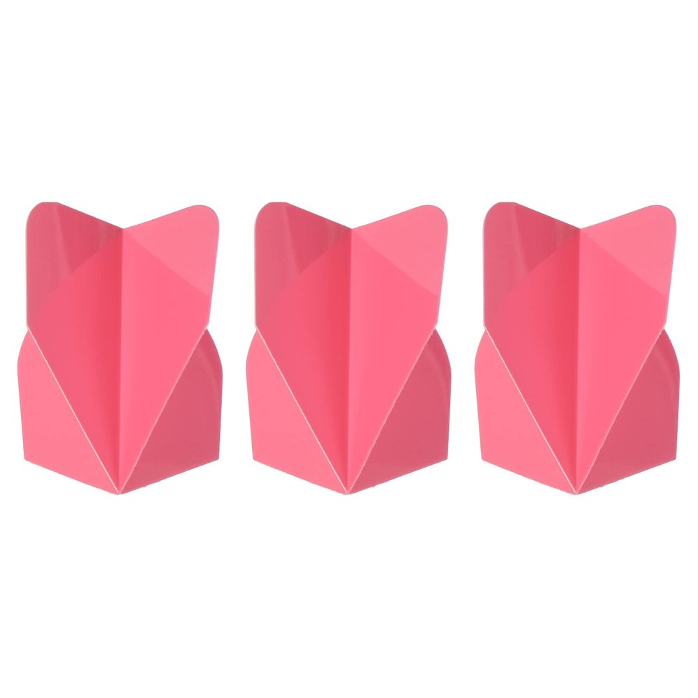 PATIKIL Dart Flights, 3 Pack PET Standard Darts Accessories Replacement Parts for Soft Tip Steel Tip, Rose