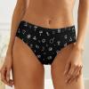 Occult Gothic Symbol Women's Bikini Underwear Low Rise Brief Hipster Panties view 3
