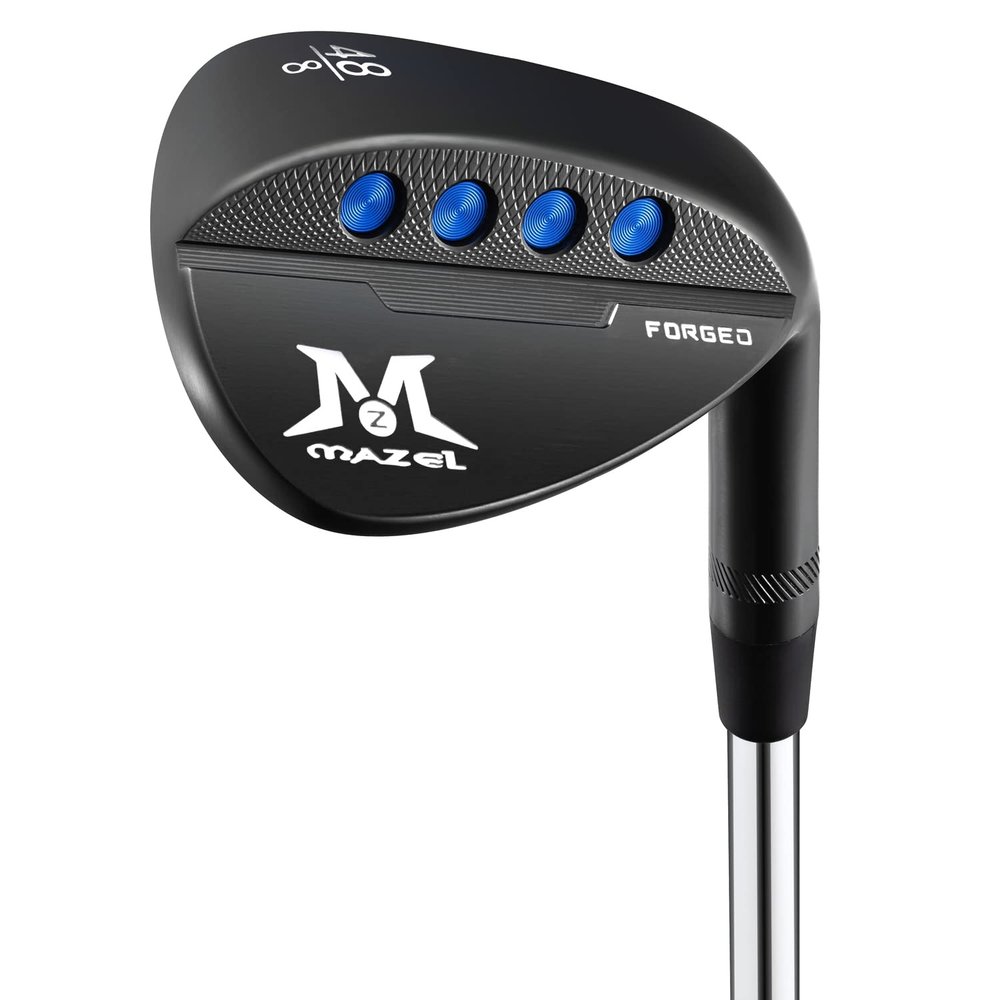 MAZEL Forged Golf Wedges for Men - Individual 48 52 54 56 58 60 Degree Wedge Left/Right Hand Gap Wedge,Sand Wedge,Lob Wedge,Milled Face for More Spin