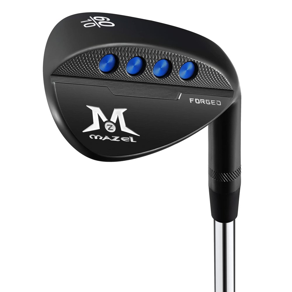 MAZEL Forged Golf Wedges for Men - Individual 48 52 54 56 58 60 Degree Wedge Left/Right Hand Gap Wedge,Sand Wedge,Lob Wedge,Milled Face for More Spin