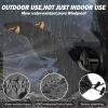 XYZCTEM Treadmill Cover Waterproof Dustproof Running Machine Cover Exercise Workout Equipment Protective with Windproof Drawstring and Air Vents for Home Gym Indoor Outdoor(Black & Grey) view 2