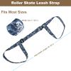 Cosmos Adjustable Roller Skate Leash Strap Ski Boot Carrier Strap Skates Shoulder Sling Leash for Roller Skates Ice Skates Ski Boots & Skateboard (Camo Gray) view 3