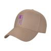 Pancreatic Cancer Awareness America Flag Purple Ribbon Casquette Baseball Hat for Outdoor Adjust All People view 1
