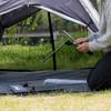 (CAPTAIN STAG) Campout Chair, 400680390mm, Aging Grey view 4