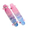 42 Inch Skateboards Deck 8 Layer Maple Double Kick Long Boards Skateboard for Girls Boys, Pro Longboard Complete Skate Boards Cruiser Beginners Men Girls Teens Adults (Color : Style H) view 1