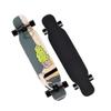 42 Inch Skateboards Deck Complete Pro 8 Layer Maple Double Kick Long Boards Skateboard for Girls Boys, Skate Boards Longboard Cruiser Beginners Men Girls Teens Adults (Color : Style H) view 1