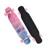 42 Inch Skateboards Deck Complete Pro 8 Layer Maple Double Kick Long Boards Skateboard for Girls Boys, Skate Boards Longboard Cruiser Beginners Men Girls Teens Adults (Color : Style I) view 1