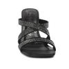 London Rag Wapit Rhinestone Embellished Straps Sandals Black view 3