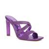 London Rag Wapit Rhinestone Embellished Straps Sandals Purple view 2