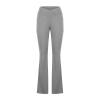 XUNRYAN Leggings for Women Bootcut Yoga Pants High Waisted Flare Leggings Palazzo Work Athletic Workout Yoga Pants w Pocket Gray view 3