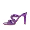 London Rag Wapit Rhinestone Embellished Straps Sandals Purple view 4