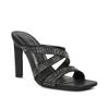 London Rag Wapit Rhinestone Embellished Straps Sandals Black view 2