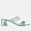 London Rag Giblet Metallic Slip On Block Heels view 2