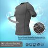 KOMBAT USA Mens Rash Guard Short Sleeve  BJJ Rash Guard for Men | Jiu Jitsu Rash Guard Men | Rash Guard for Boys (as1, Alpha, s, Regular, Regular, Gray) view 4