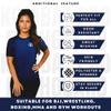 KOMBAT USA Half Sleeve Rush Guard for Men  Base Layer Men Cold Weather | Mens Thermal Short Sleeve Shirt | MMA Running Shirt (US, Alpha, xx_l, Regular, Regular, Blue) view 3