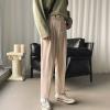 Maiyifu-GJ Men's Straight Fit Stretch Pant Classic Casual Wide Leg Suit Pant Solid Color Lightweight Business Trousers (Apricot,3X-Large) view 4