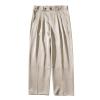 Maiyifu-GJ Men's Straight Fit Stretch Pant Classic Casual Wide Leg Suit Pant Solid Color Lightweight Business Trousers (Apricot,Large) view 1