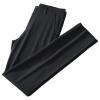 Maiyifu-GJ Men's Slim Fit Stretch Pant Summer Casual Tapered Suit Pant Lightweight Wrinkle Resistant Business Trousers (Black,31) view 1