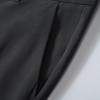 Maiyifu-GJ Men's Slim Fit Stretch Pant Summer Casual Tapered Suit Pant Lightweight Wrinkle Resistant Business Trousers (Black,31) view 4