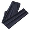 Maiyifu-GJ Men's Slim Fit Stretch Pant Summer Casual Tapered Suit Pant Lightweight Wrinkle Resistant Business Trousers (Dark Blue,35) view 1