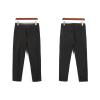 Maiyifu-GJ Men's Slim Fit Stretch Pant Summer Casual Tapered Suit Pant Solid Lightweight Comfort Business Trousers (Black,28) view 3