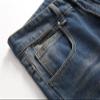 Men's Vintage Ripped Denim Pants Plus Size Casual Loose Straight Leg Jeans Mid Waist Distressed Slimming Jean Pants (Blue,30) view 3