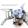 ANZAGA Portable Camping Gas Stove, Foldable Camp Stove Backpacking Stove with Piezo Ignition view 2