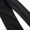JEsilunmaMY Men's Casual Straight Leg Jeans Mid Waist Slim Basic Cotton Denim Pants Solid Color Plus Size Stretchy Jean Pants (Black,38) view 4