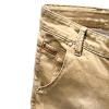 JEsilunmaMY Men's Distressed Tapered Jeans Mid Waist Slim Fit Stretch Denim Pants Casual Washed Pencil Jeans with Pockets (Khaki,36) view 2