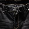 JEsilunmaMY Men's Distressed Tapered Jeans Mid Waist Slim Fit Stretch Denim Pants Casual Washed Pencil Jeans with Pockets (Black,38) view 2