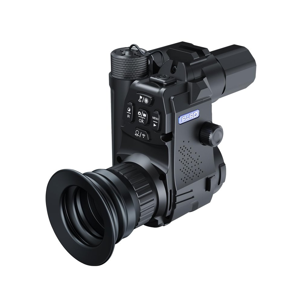 PARD Night Vision Monocular, Night Vision Goggles with Rangefinder, Clip-on Scope for Night Watching or Obervation, Night Viewing Range up to 350m, HD Photos & Videos, NV007SPLRF-850nm