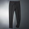 Maiyifu-GJ Men's Stylish Slim Fit Pant Classic Straight Leg Casual Suit Pant Lightweight Business Party Comfort Trouser (Black,29) view 2