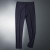 Men's Stylish Slim Fit Pant Classic Straight Leg Casual Suit Pant Lightweight Business Party Comfort Trouser (Dark Blue,30) view 2