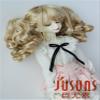 MSD Doll Hair JD308 7-8inch 18-20cm 1/4 Lovely Wave Ponytail Synthetic Mohair BJD Wig (Blend Royal Blond) view 2