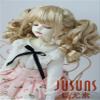 MSD Doll Hair JD308 7-8inch 18-20cm 1/4 Lovely Wave Ponytail Synthetic Mohair BJD Wig (Blend Royal Blond) view 3