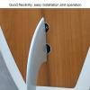 Diydeg Surfboard Fin, 3PCS PVC Quick Release Detachable Single Center Fin, No Tool Fin Screw, Improves Stability, Kayak Center Fin, Skeg Tracking Fin for Longboard Surfboard Paddleboard (White) view 3