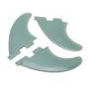 Diydeg Surfboard Fin, 3PCS Fiberglass Quick Release Detachable Single Center Fin, No Tool Fin Screw, Improves Stability, Skeg Tracking Center Fin for Kayak Longboard Surfboard Paddleboard view 1