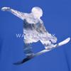 Spreadshirt Snowboard Action Jump Men's Long Sleeve T-Shirt, 3XL, Royal Blue view 2